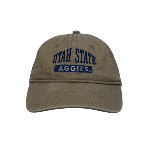Utah State, Aggies, Cap, Hat, Champion, Khaki